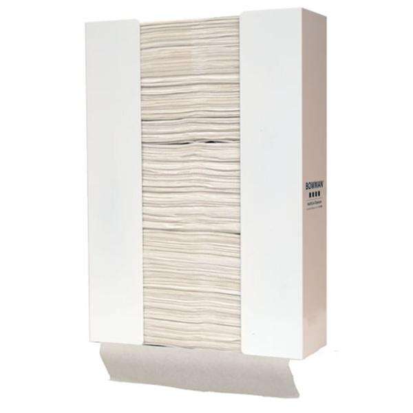 Dispenser Towel Steel White Ea